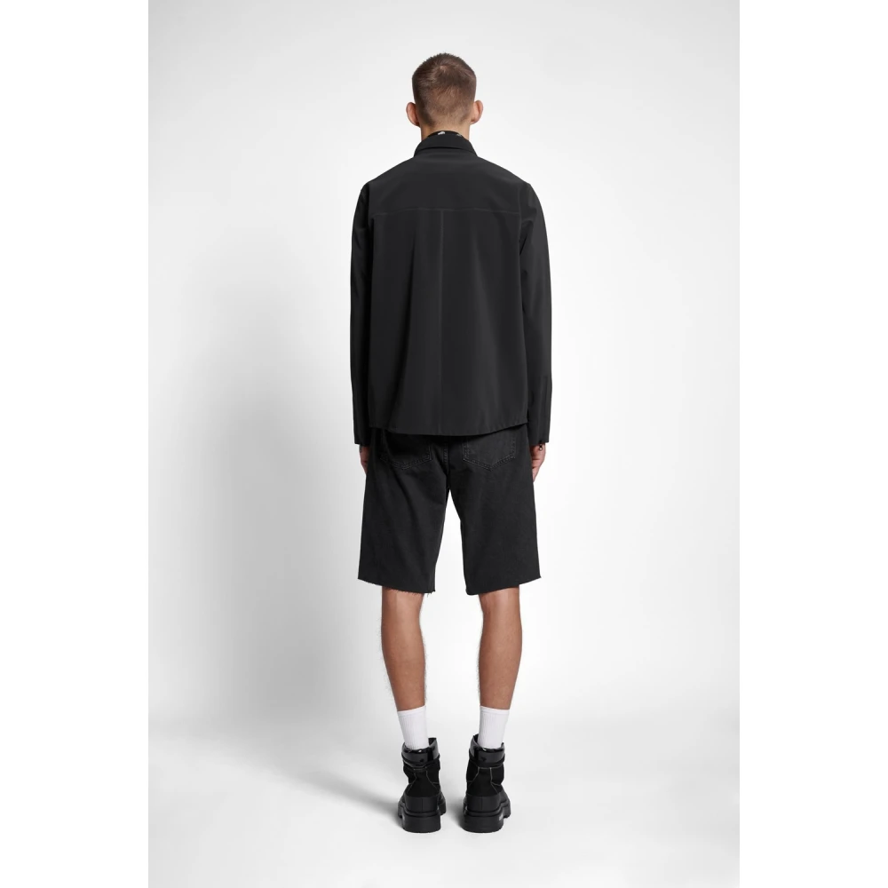Stutterheim Mat Waterdicht Overshirt Black Heren