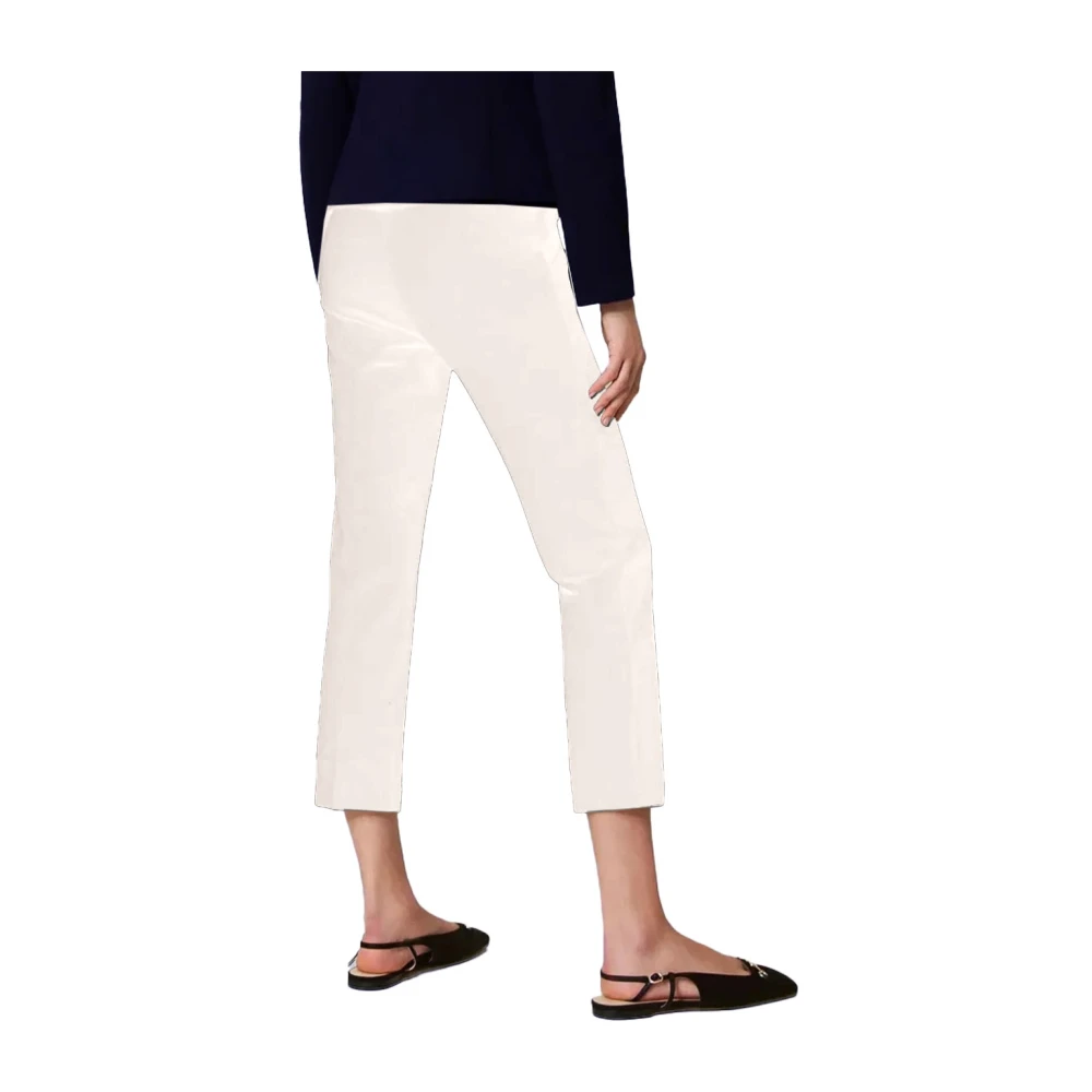 Twinset Viscose Zeemansbroek White Dames