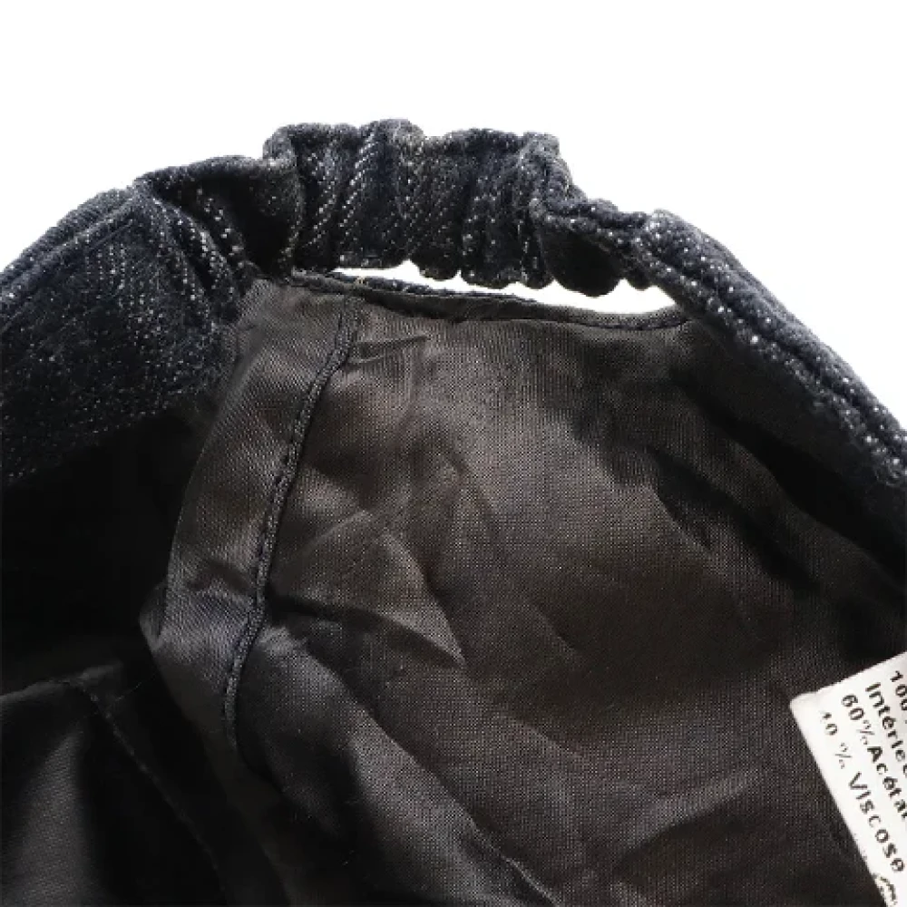 Chanel Vintage Pre-owned Denim hats Blue Dames