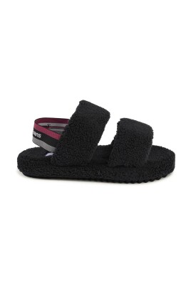 black-shearling-open-toe-slides