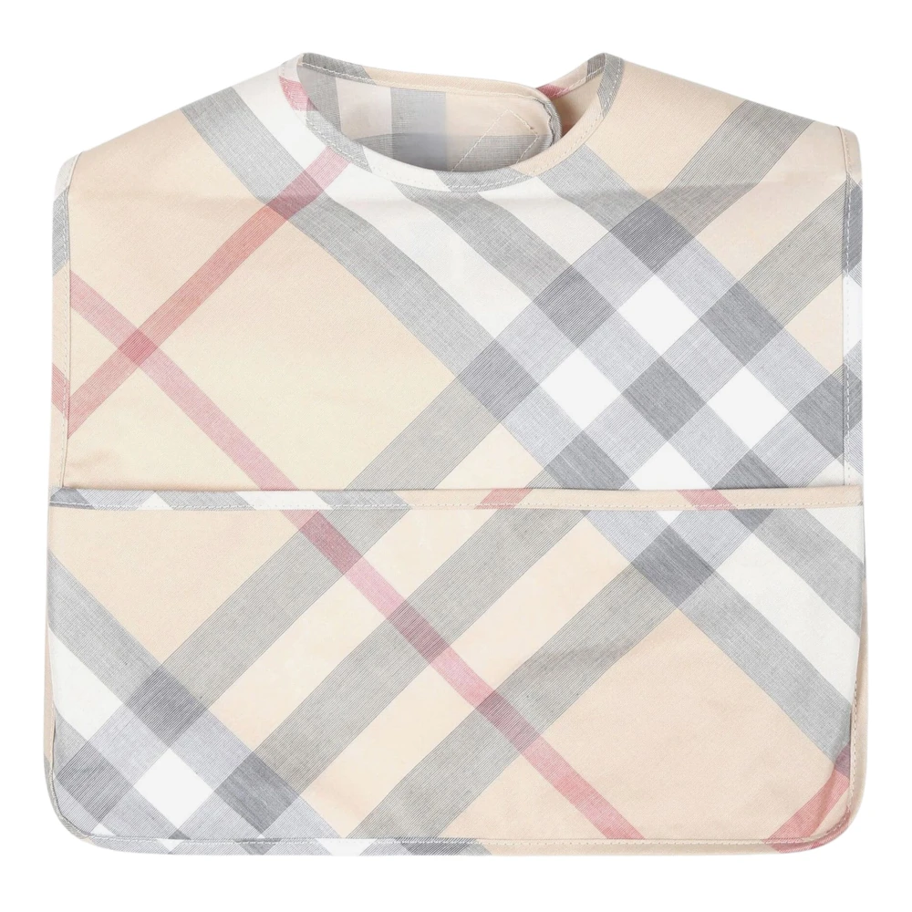Burberry Unisex Beige Check Bib