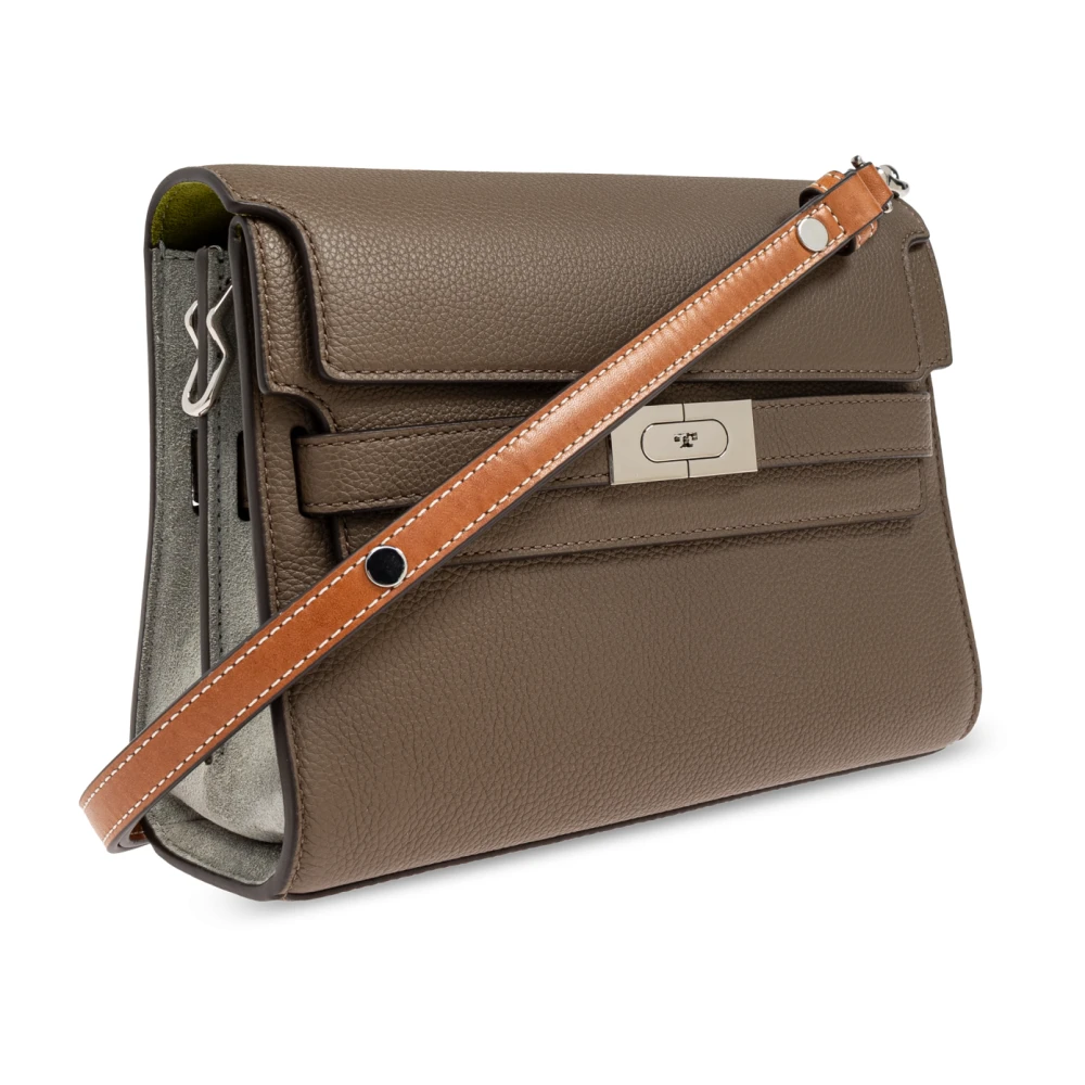 TORY BURCH Schoudertas Lee Radziwill Brown Dames