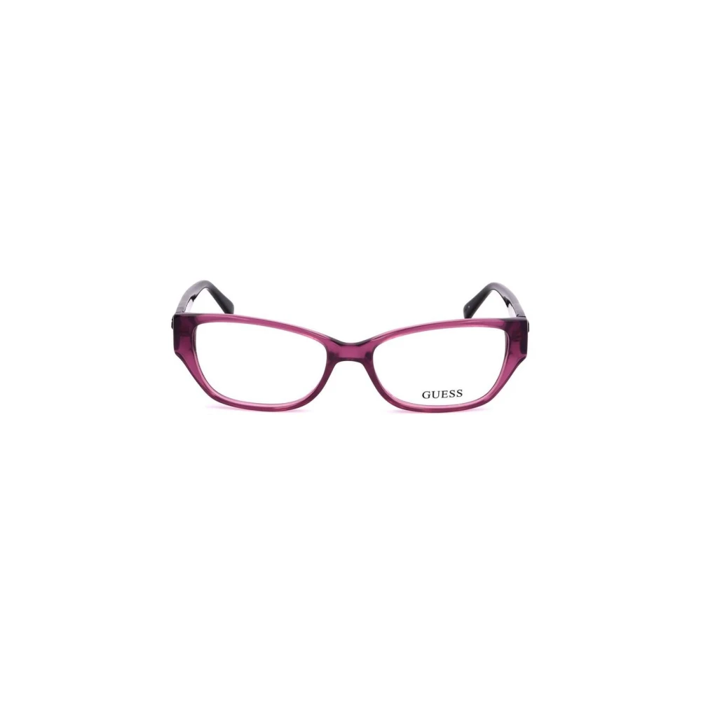 Guess Women's Purple Glasses, One Size, Cat-Eye Eyeglasses Frames