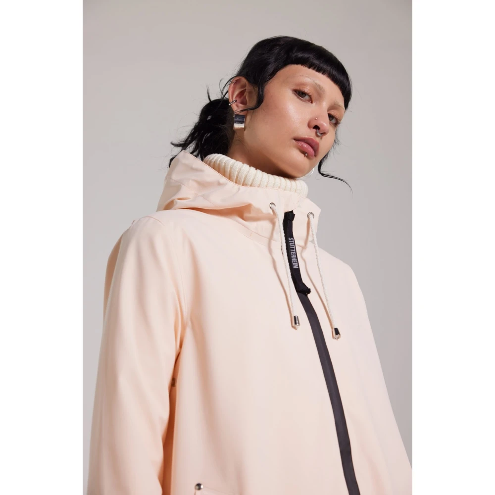 Stutterheim Lichtgewicht Rits Regenjas Orange Dames