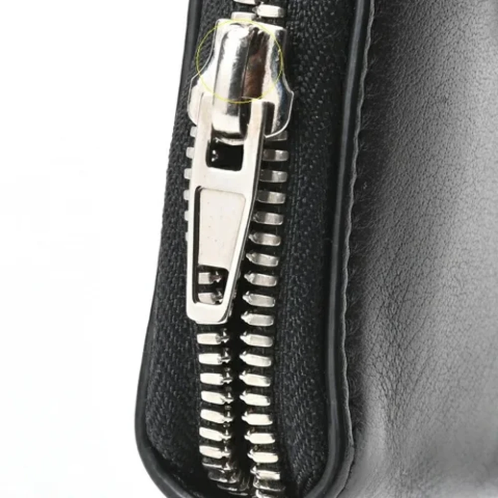 Balenciaga Vintage Pre-owned Leather wallets Black Dames