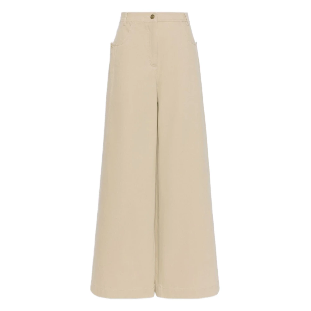 Max Mara Mujer Beige Pantalones, Talla: 2XS