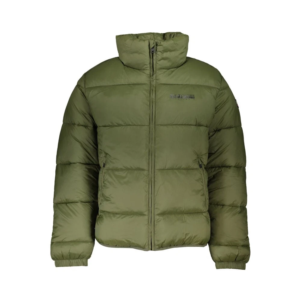 Napapijri Men's Green Winter Jackets, 2XL, Polyamide Jacket