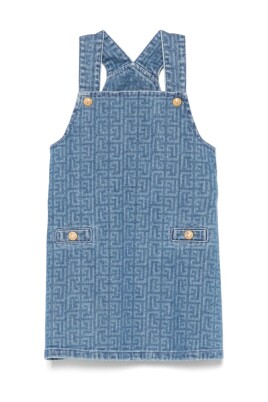 blue-monogram-print-girl-dress