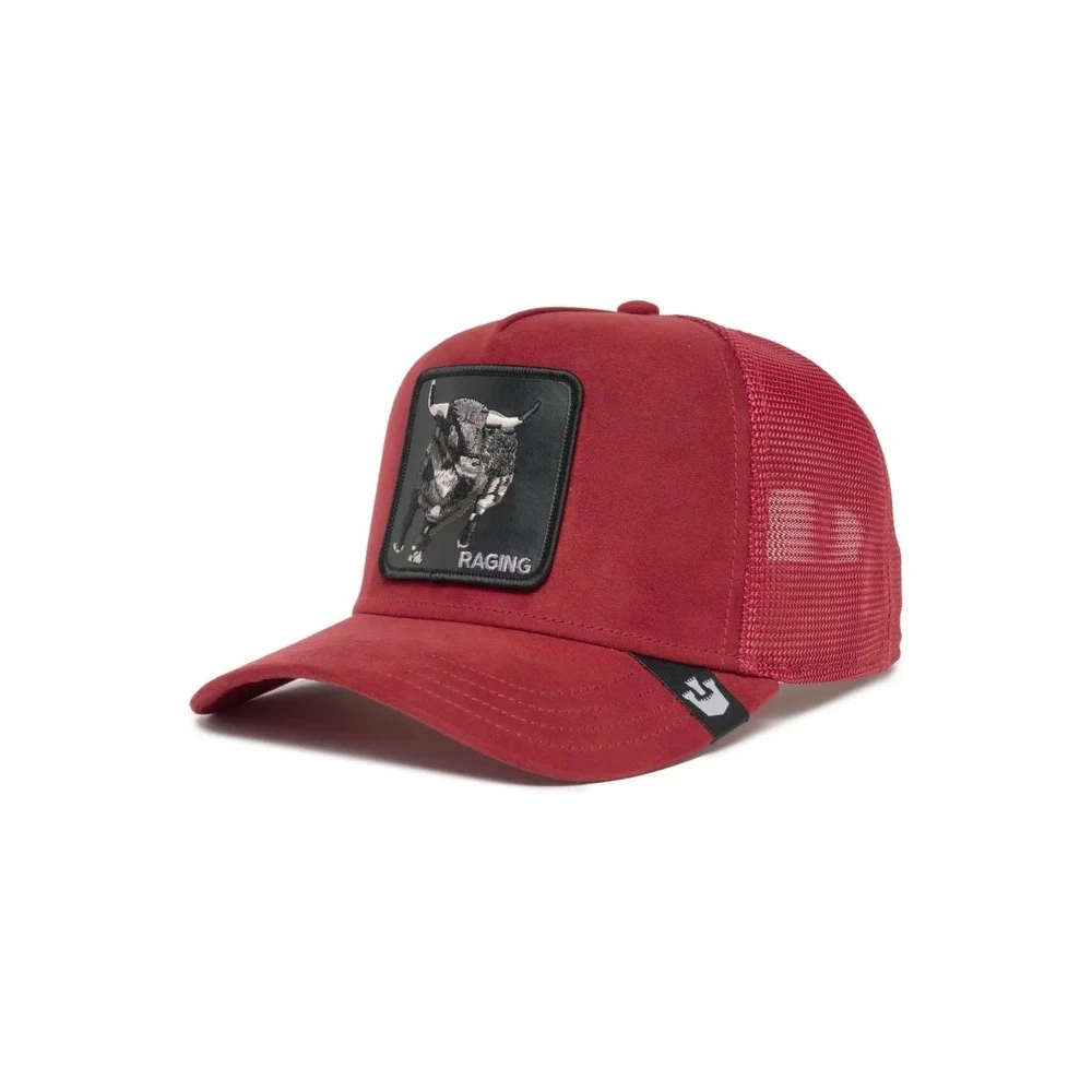 Goorin Bros Suede Rager Trucker Cap Red