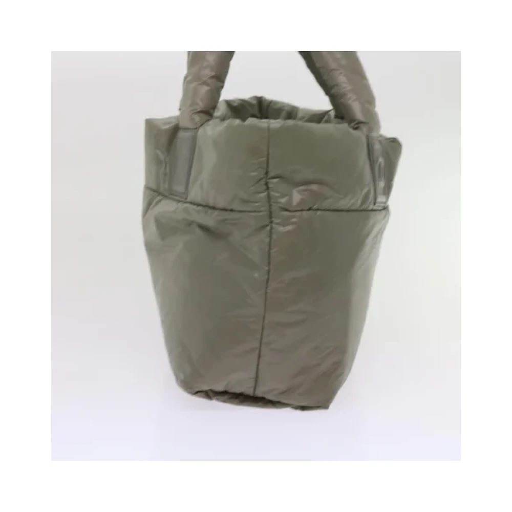 Chanel Vintage Pre-owned Nylon chanel-bags Gray Dames