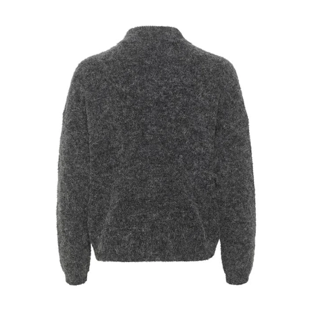 Gestuz Kort Cardigan Gray Dames