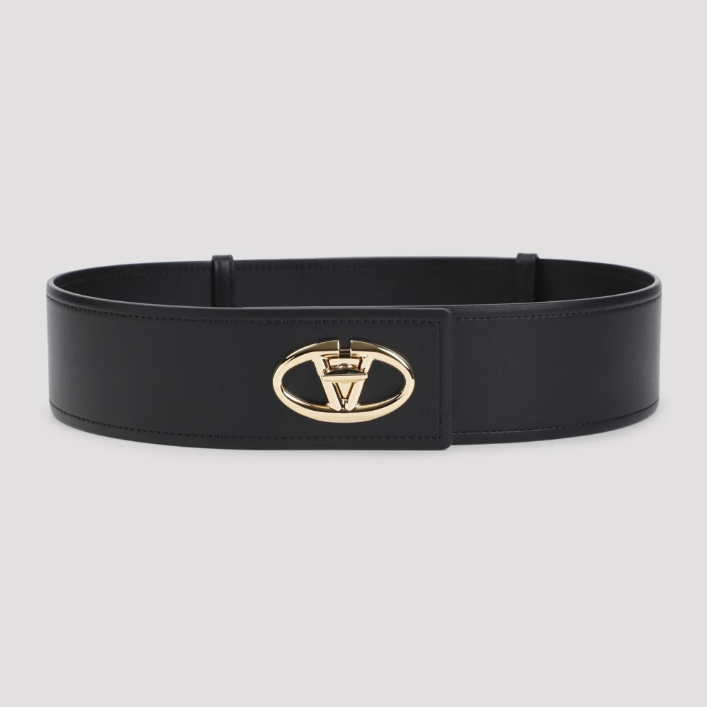 Valentino Garavani Stijlvol Zwart Logo Riem Black Dames