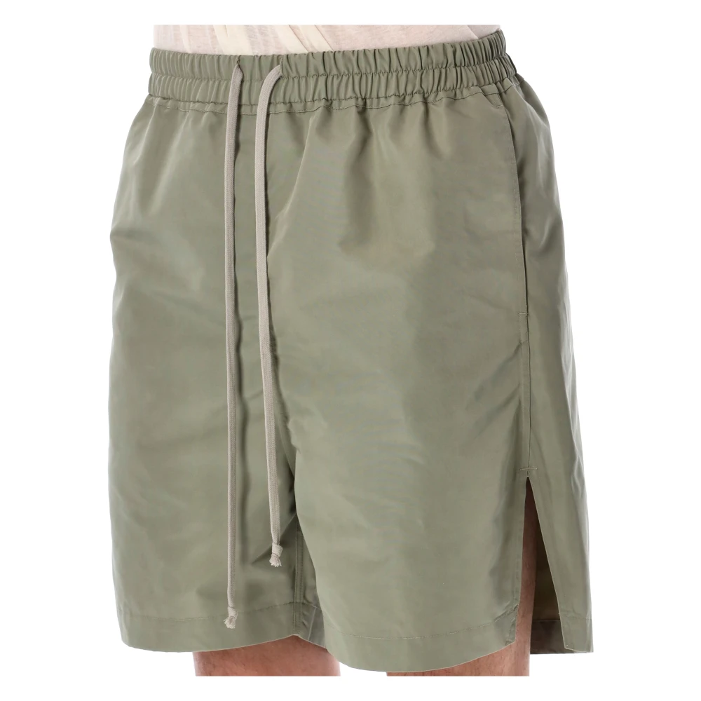 Rick Owens Celadon Boxers Elastische Taille Shorts Green Heren
