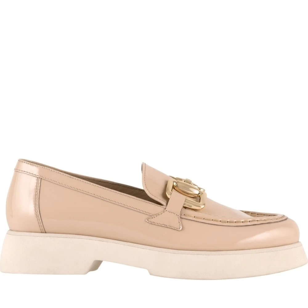 Högl Beige Loafers för kvinnor Beige, Dam