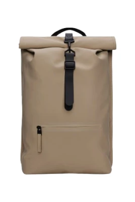 Beige Rolltop Ryggsäck Tillbehör