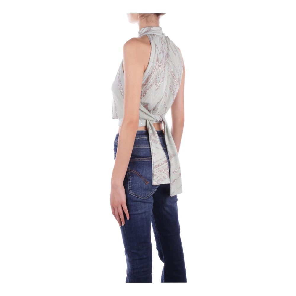 Liu Jo Knopen Achter Top Collectie 1 Gray Dames
