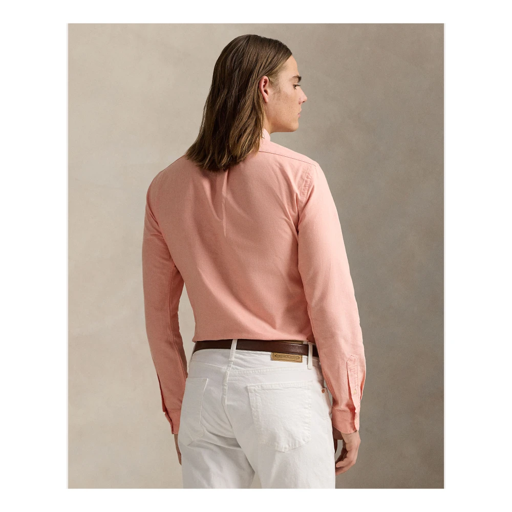 Ralph Lauren Casual Overhemd Orange Heren