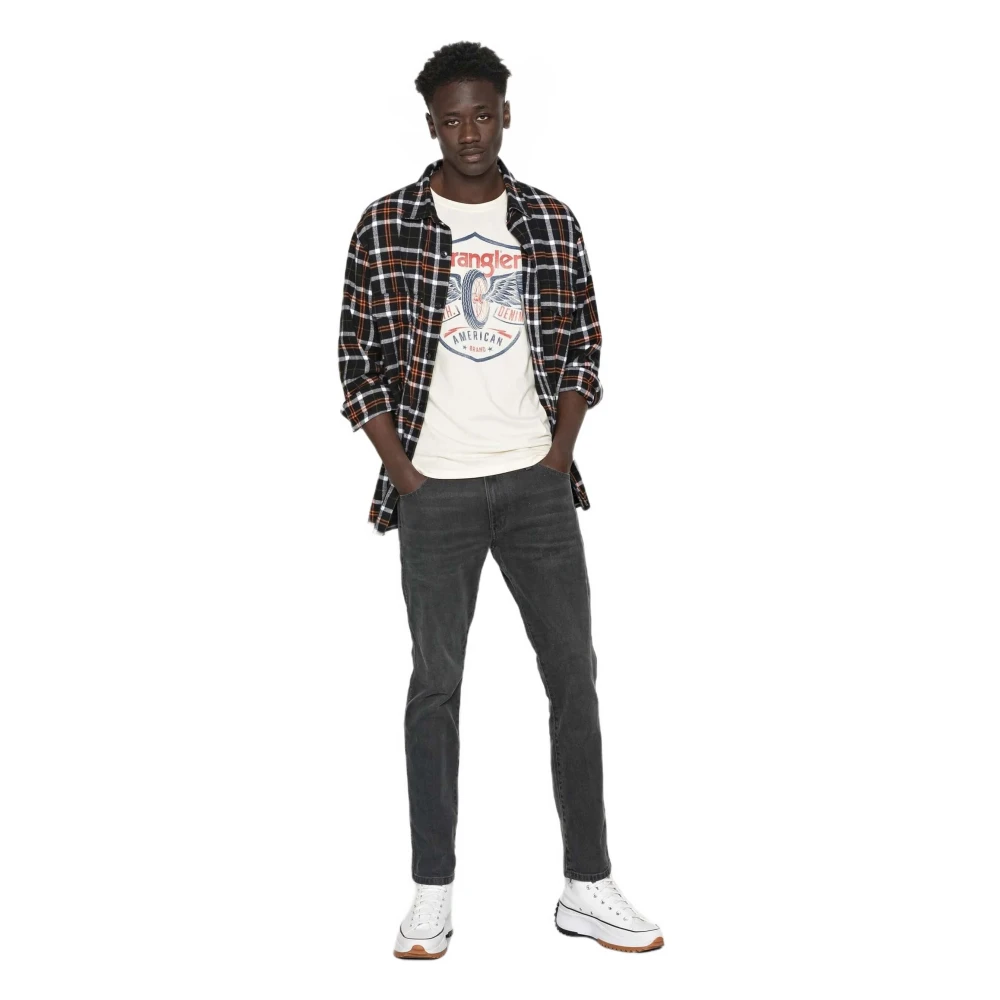 Wrangler T-shirt Beige Heren