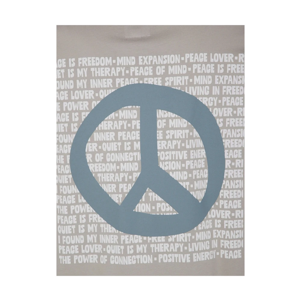 Emporio Armani Vredesembleem Crew Neck T-shirt Gray Heren