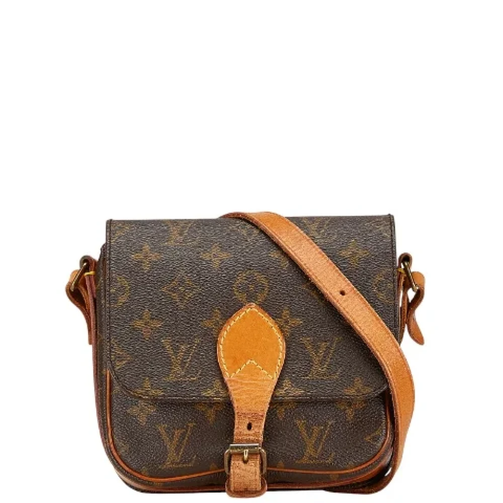 Louis Vuitton Vintage Pre-owned Canvas shoulder-bags Brown Dames