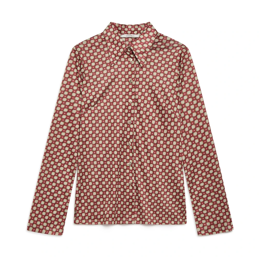 Maliparmi Stijlvolle Micro Maze Shirt Red Dames