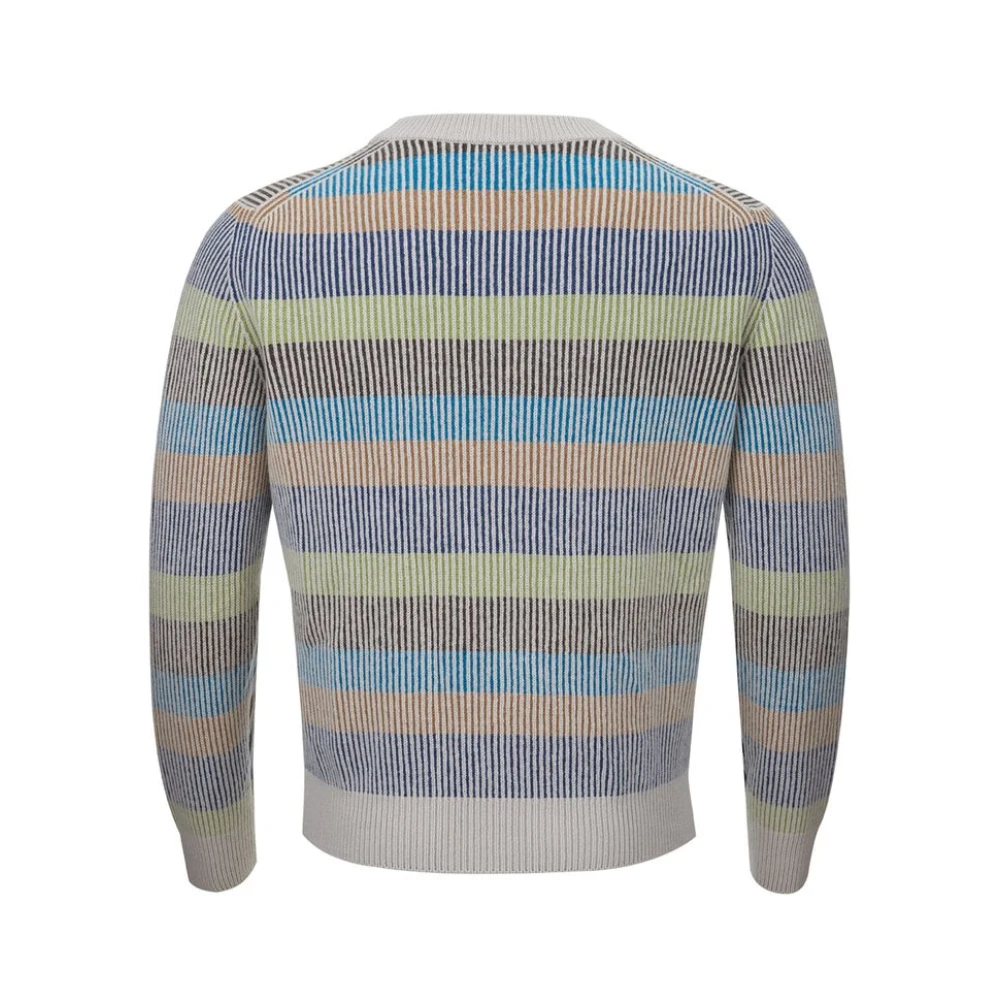 Gran Sasso Elegante Multicolor Kasjmier Trui Multicolor Heren