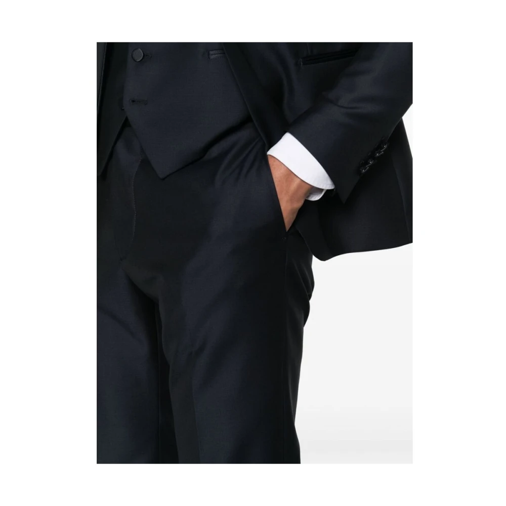 Tagliatore Single Breasted Suits Blue Heren