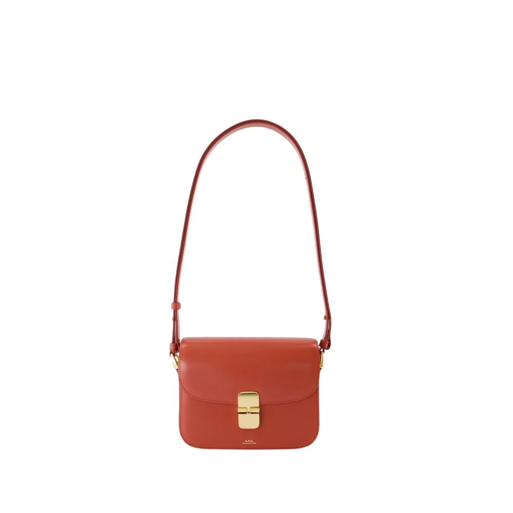 A.p.c. Rode Leren Crossbody Tas Grace Red Dames