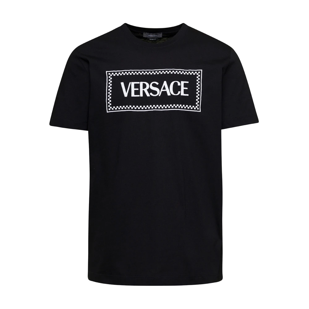 Versace Men's Black T-Shirts, L, Vintage Logo T-Shirts And Polos