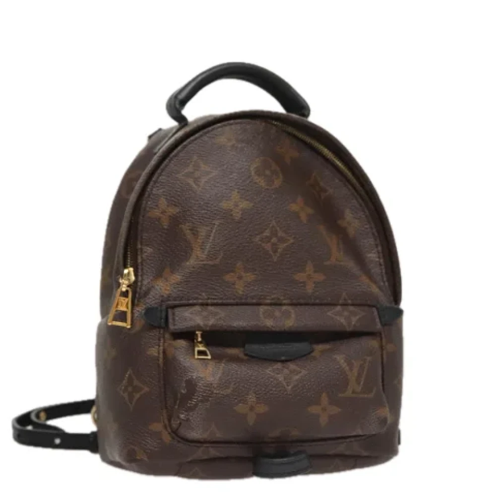 Louis Vuitton Vintage Pre-owned Canvas backpacks Brown Dames