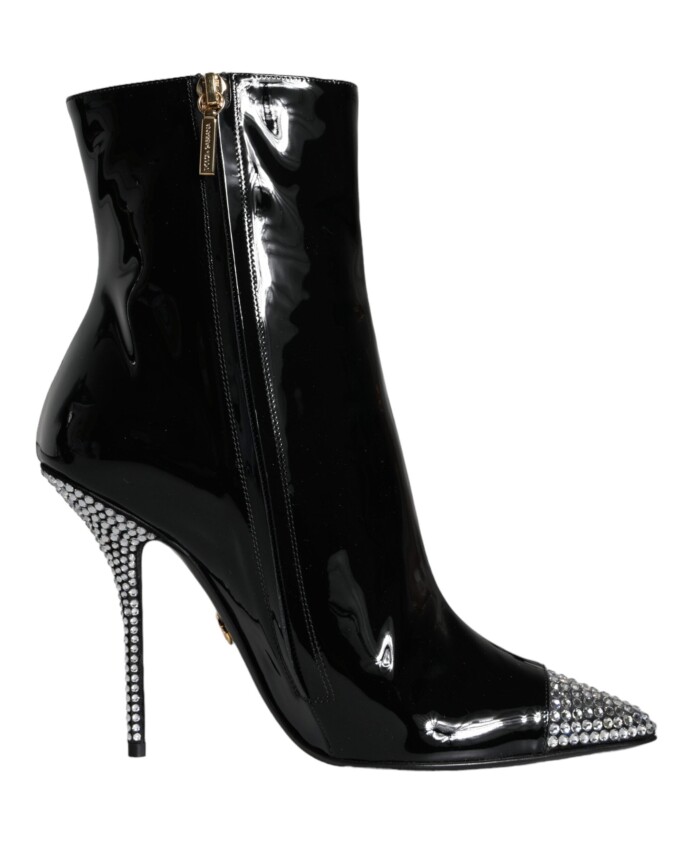bottes-chaussures-en-cuir-verni-noir-talon-cristal