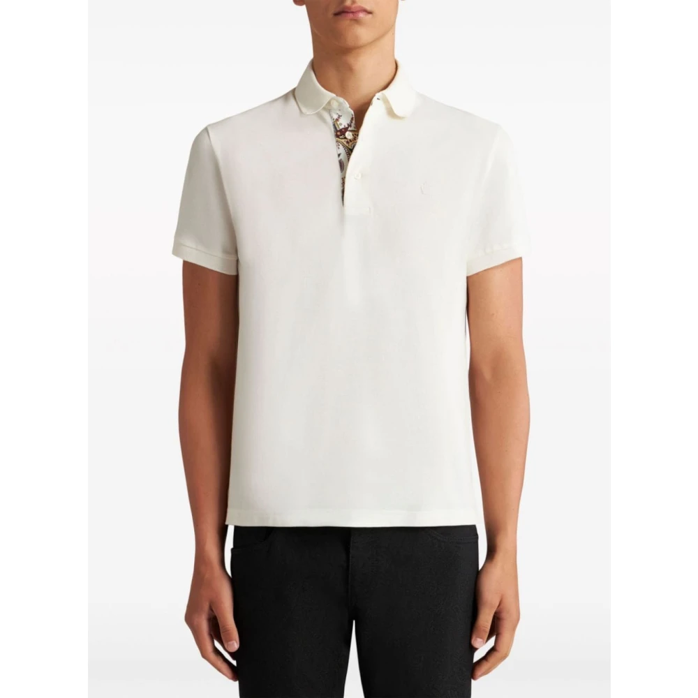 ETRO Witte T-shirts en Polos White Heren