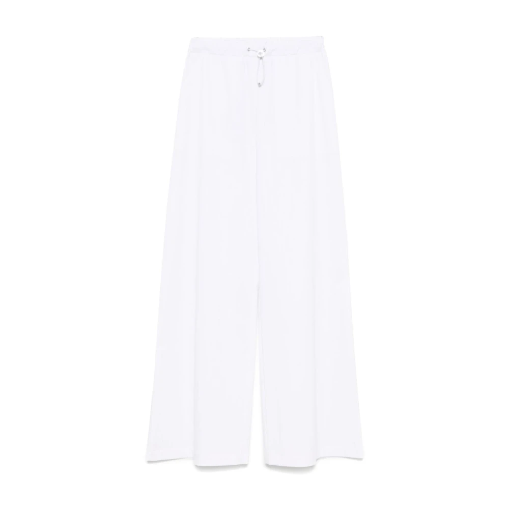 Moschino Katoenen Casual Broek White Dames