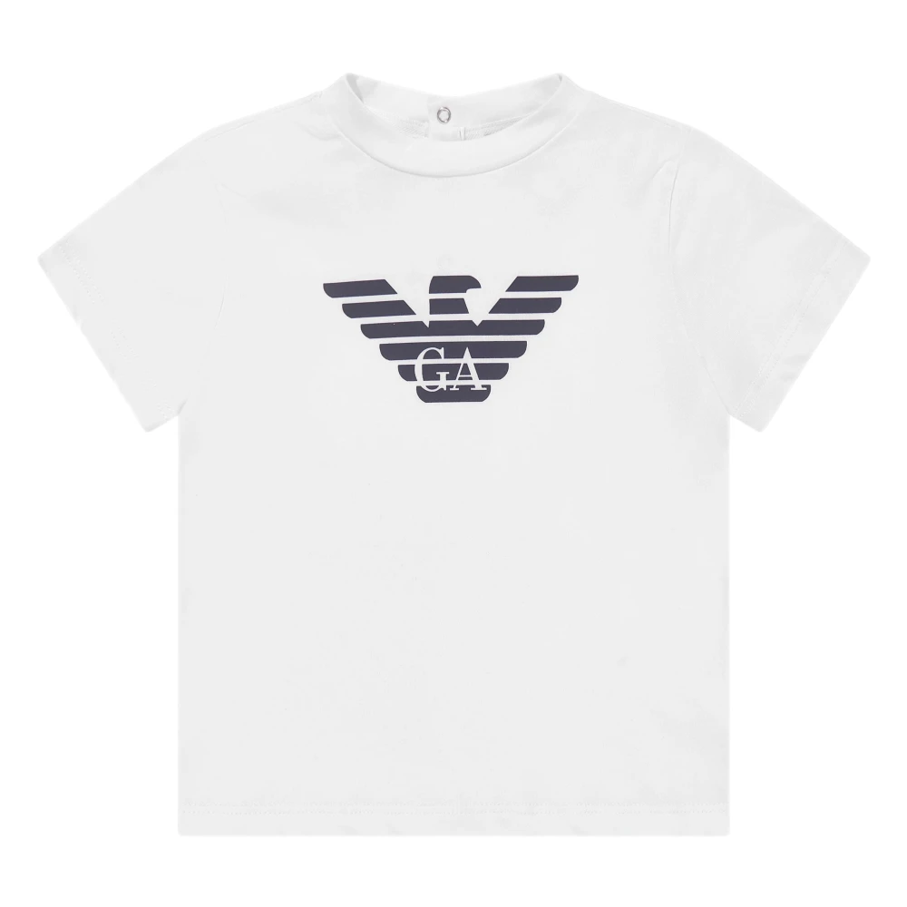 Emporio Armani Men's White Chic Logo T-Shirt