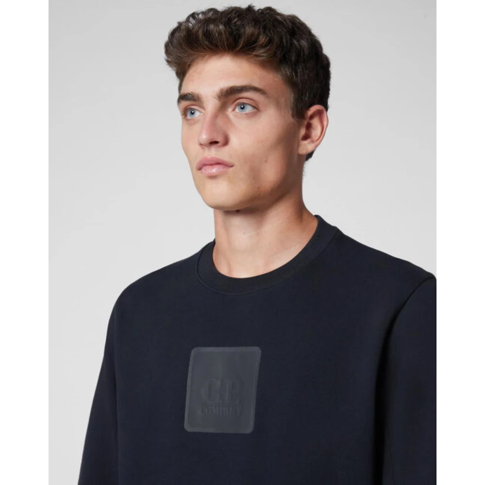 C.P. Company Klassieke Crew Neck Sweater Black Heren