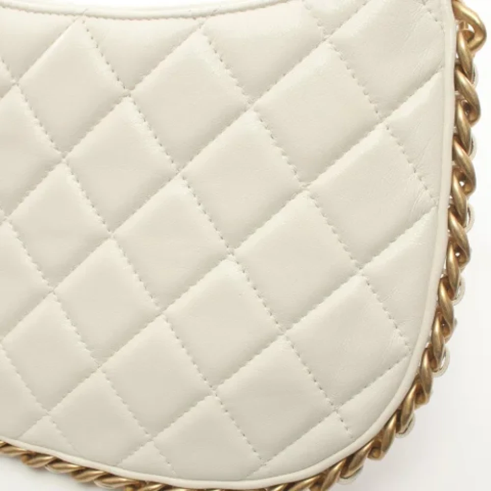 Chanel Vintage Pre-owned Leather chanel-bags White Dames