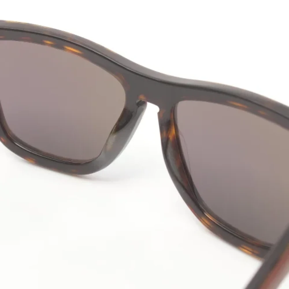 Loewe Pre-owned Leather sunglasses Brown Heren