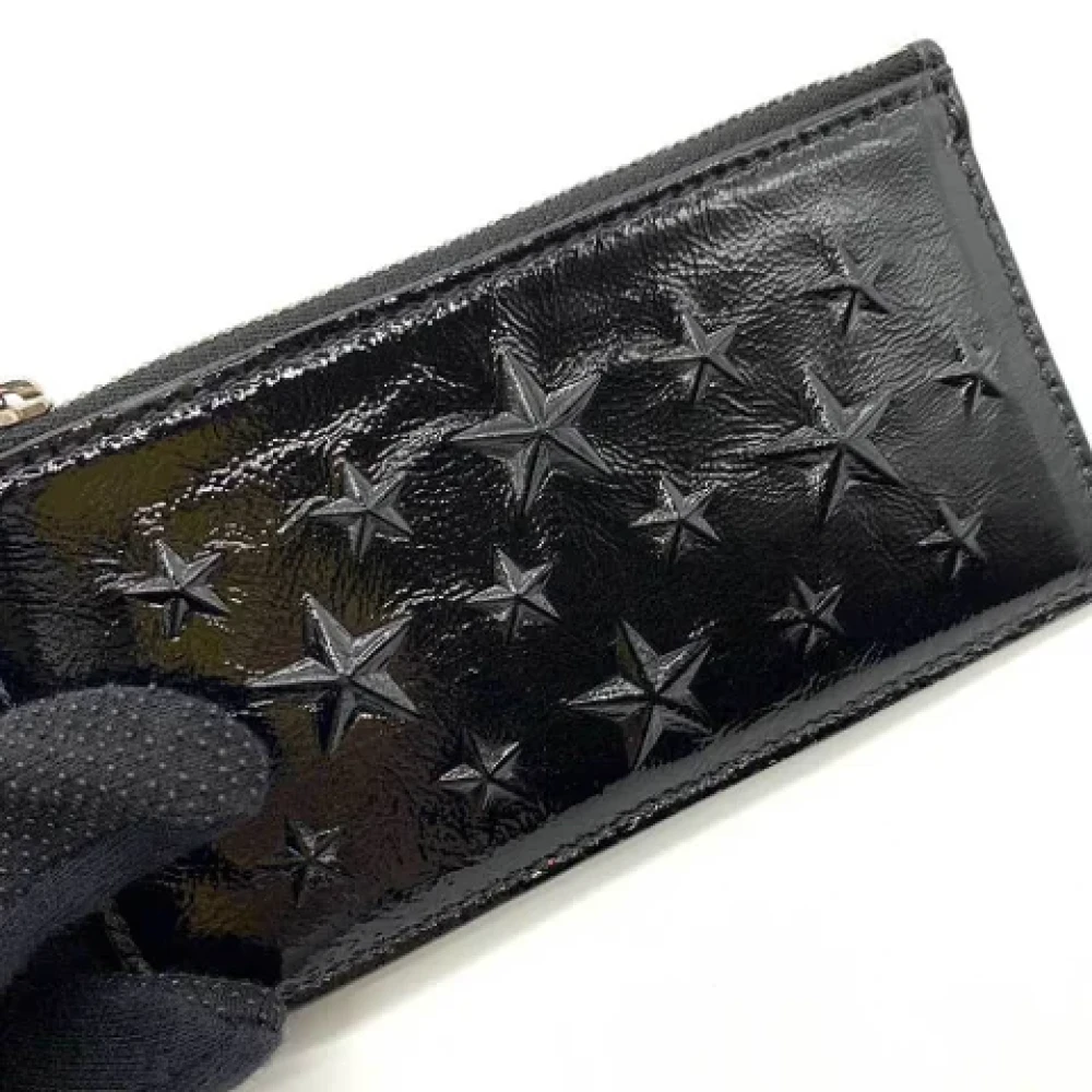 Jimmy Choo Pre-owned Leather wallets Black Dames