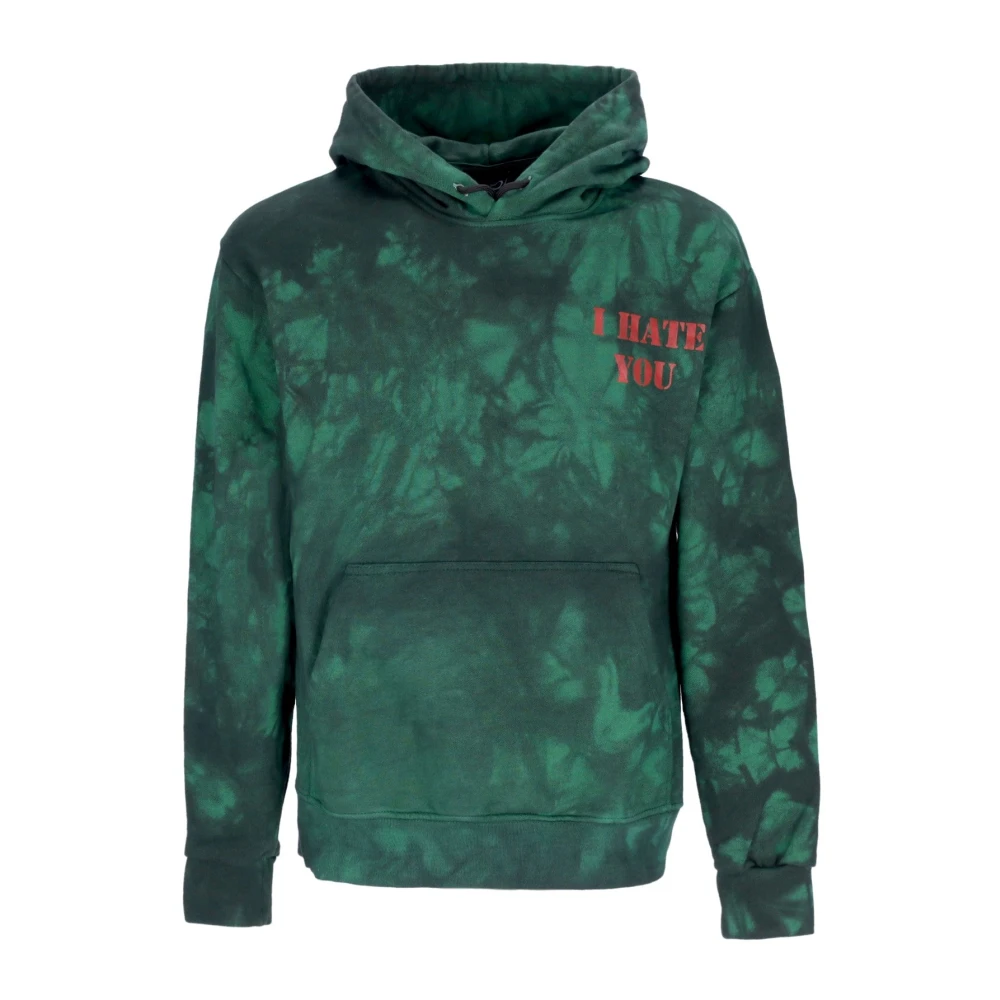 Propaganda Men's Green Tie Dye Terminator Hoodie Sweatshirt - Hoodies - L - Sweatshirts & Hoodies