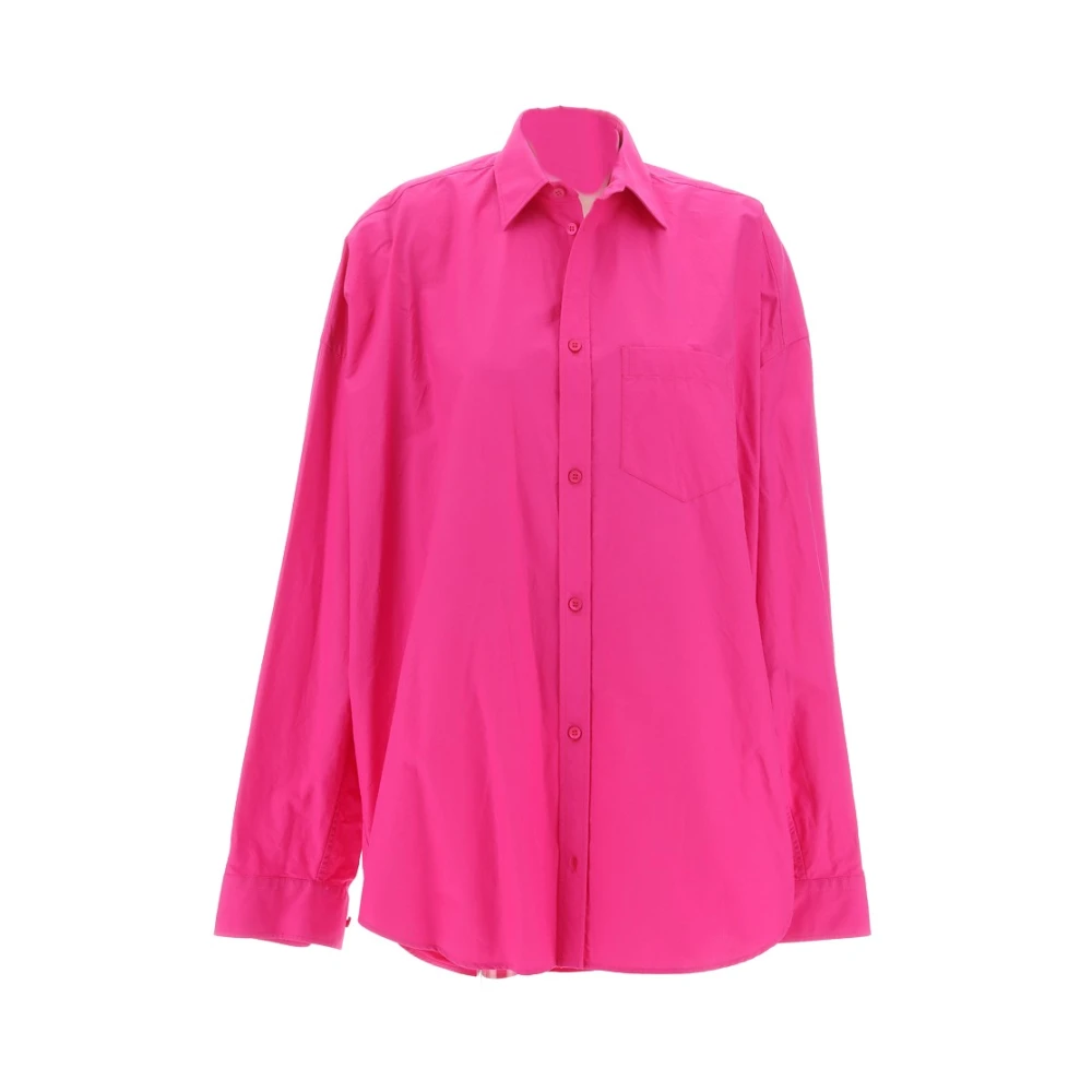 Balenciaga Cocoon Shirt Pink Dames
