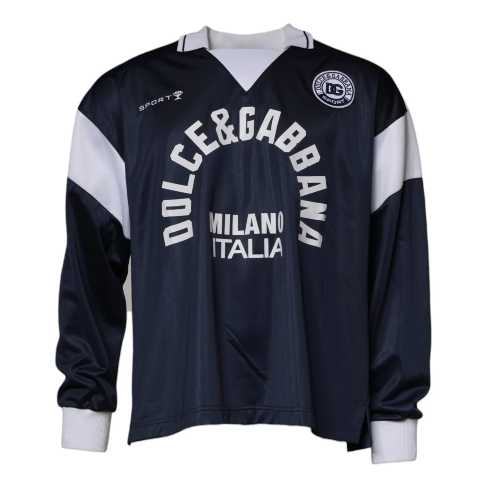 Dolce & Gabbana Men's Blue Pullover Sweater