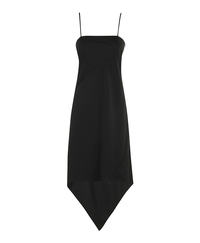 robe-avec-ourlet-echarpe