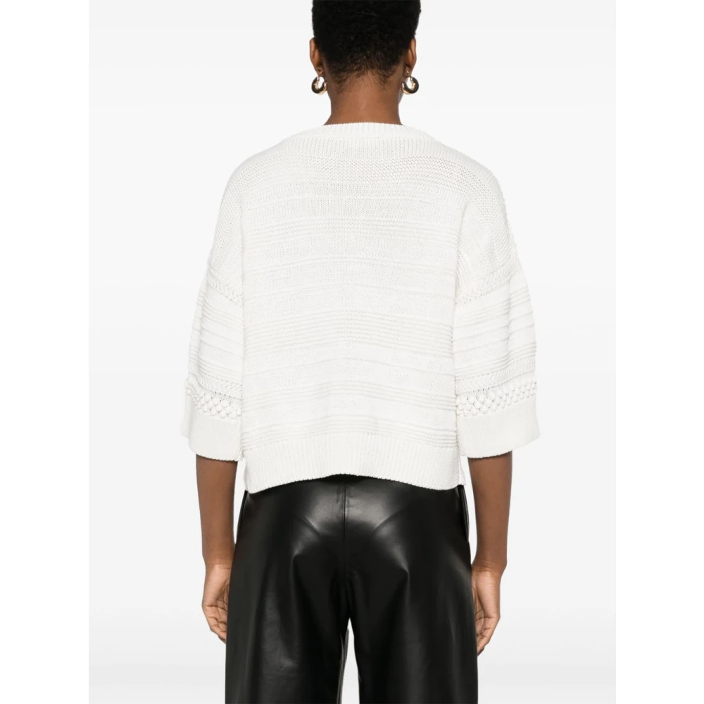 Fabiana Filippi Witte Sweater Collectie White Dames