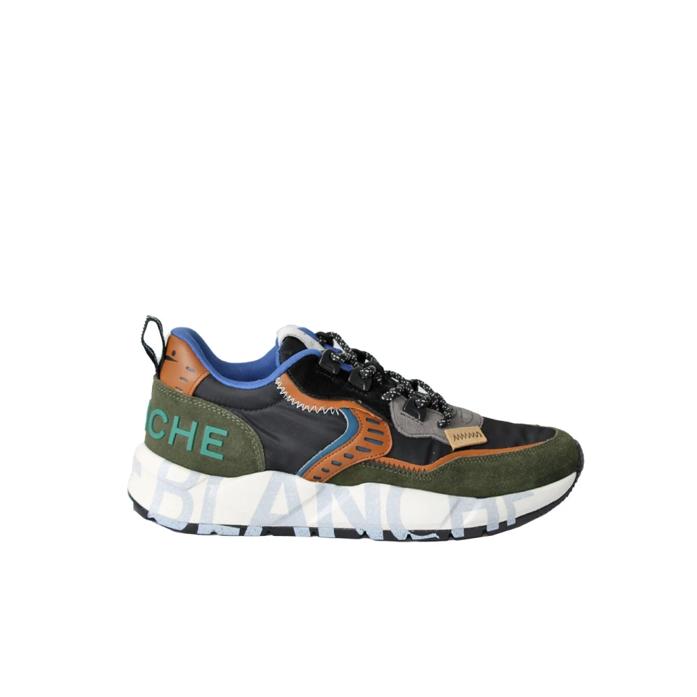 Voile Blanche Men's Multicolor Sneakers, 6 Uk, Suede Leather Trainers