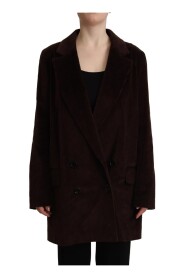 Bordeaux Corduroy Cotton Blazer Oversized Jacket