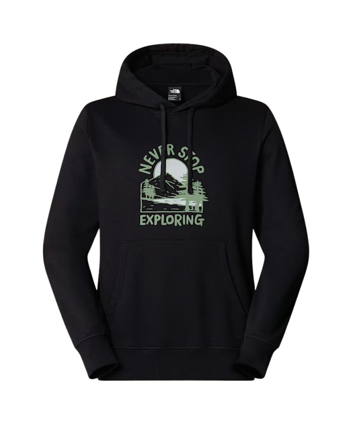 sweat-a-capuche-graphique-noir
