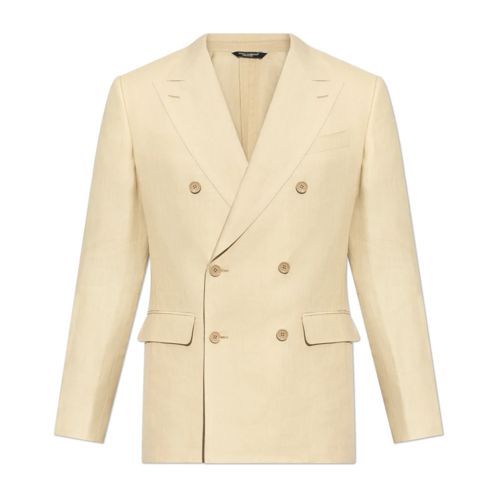 Dolce & Gabbana Hombre Beige Chaquetas, Talla: M