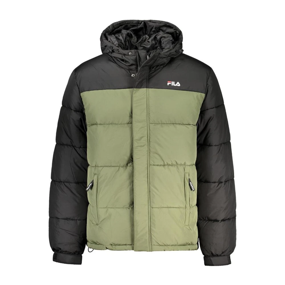 Fila Groene waterafstotende jas met capuchon Green Heren