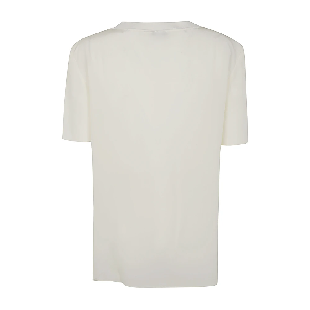 joseph Zijden Rubin Blouse Ivoor Beige Dames