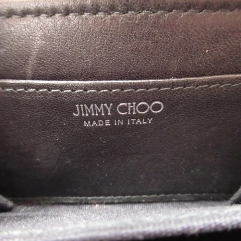 Jimmy Choo Pre-owned Leather wallets Black Dames